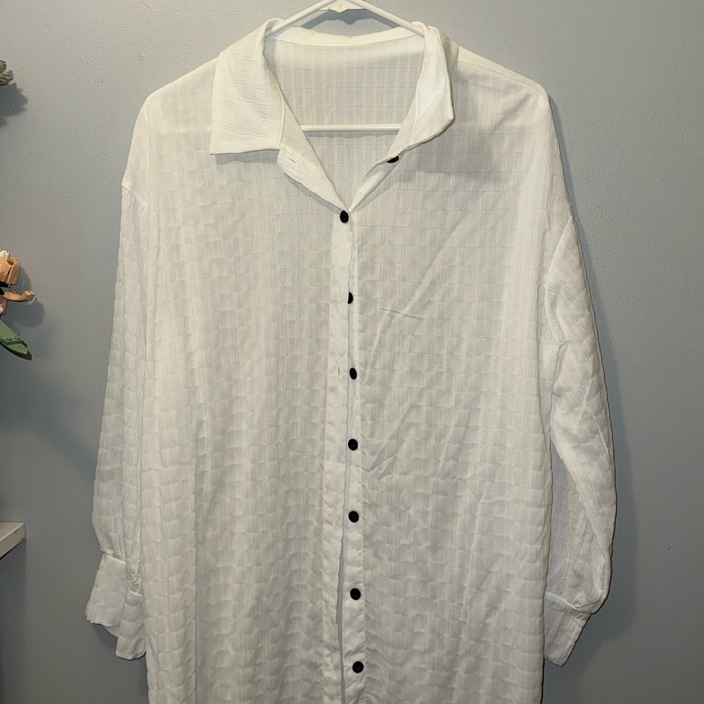 White Beach Coverup